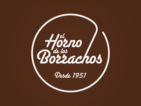 El horno de los borrachos. Identidad corporartiva, rotulacion, aplicaciones y elementos promocionales