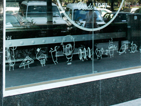 El horno de los borrachos. Identidad corporartiva, rotulacion, aplicaciones y elementos promocionales