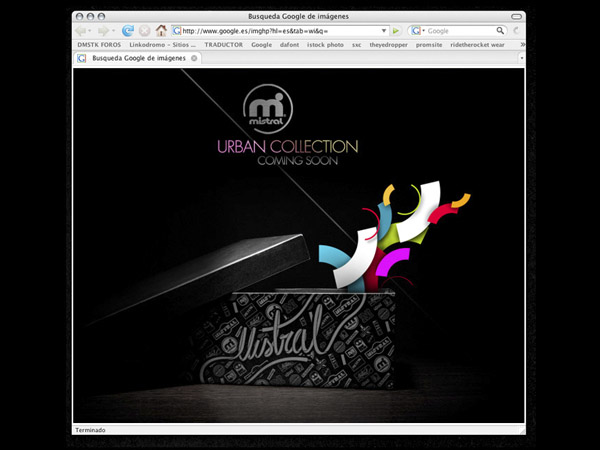 Mistral. Muestrario, elementos corporativos, posters