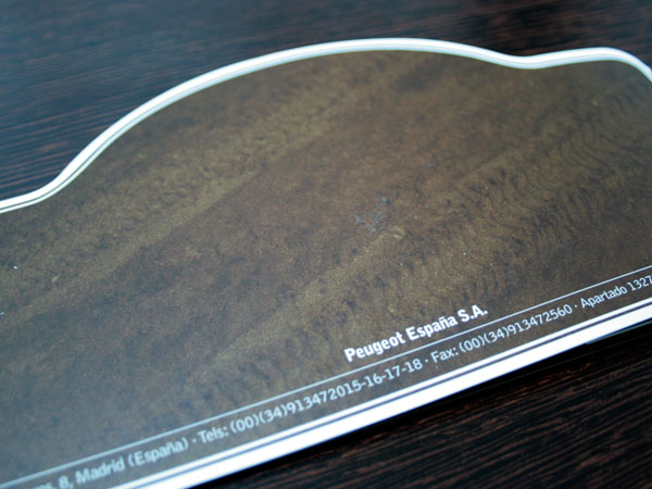 Peugeot Espa�a. Invitacion para presentacion de 4007